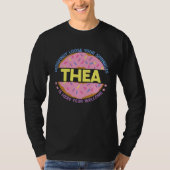 Doughnut Loose Your Sprinkles Thea Is Here Your We Tシャツ (正面)
