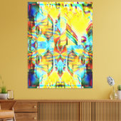 Doughnuts Full of Demons キャンバスプリント (インサイチュ (リビング))