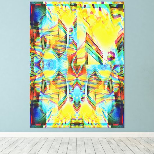 Doughnuts Full of Demons キャンバスプリント (インサイチュ (ウッドフロア))