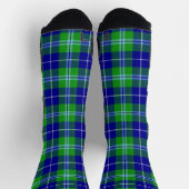 Douglas Clan Tartan Plaid Scottish Pattern ソックス (上部)