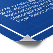 Douglas DC-3 – 飛行機設計図スケッチ計画AD ポスター (角)