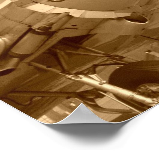 Douglas DC-3 / C-47クローズアップ ポスター (角)