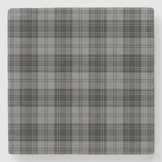 Douglas grey Tartan ストーンコースター (正面)