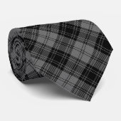 Douglas grey Tartan ネクタイ (ロール)