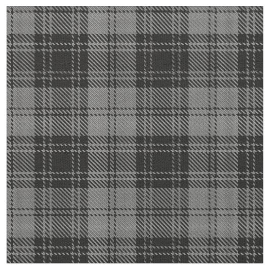 Douglas grey Tartan ファブリック (クローズアップ)