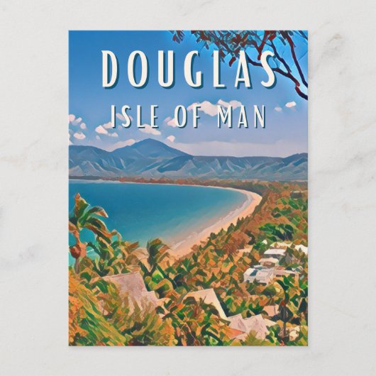 Douglas, la perle de l'île de Man ポストカード (正面)