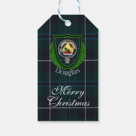 Douglas Scottish Clan Tartan & Crest ギフトタグ