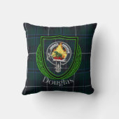 Douglas Scottish Clan Tartan & Crest クッション (裏面)
