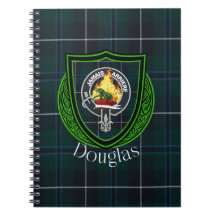 Douglas Scottish Clan Tartan & Crest