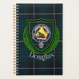 Douglas Scottish Clan Tartan & Crest プランナー手帳