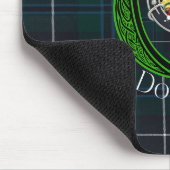 Douglas Scottish Clan Tartan & Crest マウスパッド (コーナー)