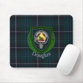 Douglas Scottish Clan Tartan & Crest マウスパッド (マウス)