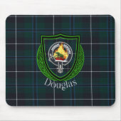 Douglas Scottish Clan Tartan & Crest マウスパッド (正面)