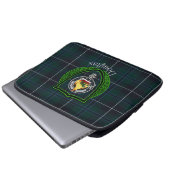 Douglas Scottish Clan Tartan & Crest ラップトップスリーブ (正面下部)