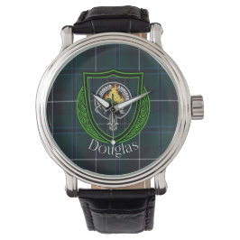 Douglas Scottish Clan Tartan & Crest 腕時計