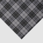 Douglas tartan black gray plaid 薄葉紙 (詳細)