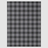 Douglas tartan black gray plaid 薄葉紙 (正面)
