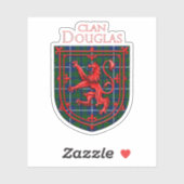 Douglas Tartan Scottish Plaid Lion Rampant シール (シート)