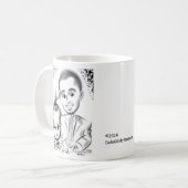 Douglastonの《キリスト教》洗礼式や命名式は2014bをカリチュア風に描きます コーヒーマグカップ (正面左)
