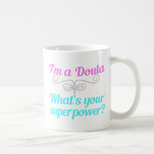 Doulaのかわいいスーパーヒーロー コーヒーマグカップ