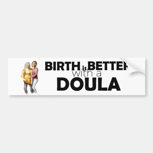 Doulaのバンパーステッカー バンパーステッカー (正面)