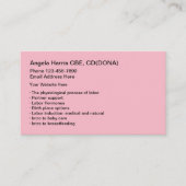 Doulaの助産婦サービス 名刺 (正面)