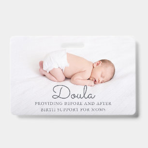 Doulaフォト誕生のサポート名 バッジ