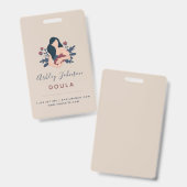 Doula助産師助産師コーチエレガントボヘミアンBoho バッジ (正面＆裏面)