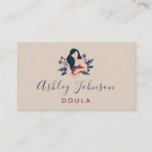 Doula助産師助産師コーチエレガントボヘミアンBoho 名刺 (正面)