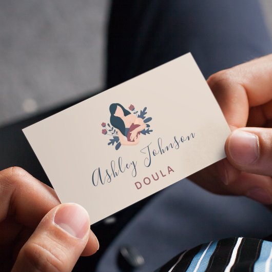 Doula助産師助産師コーチエレガントボヘミアンBoho 名刺