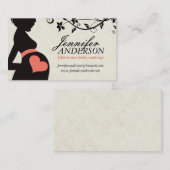 Doula、助産師およびベリーキャスティングの名刺 名刺 (正面/裏面)