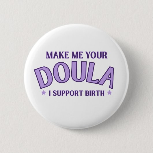Doula、助産師、サポート誕生、誕生ワーカーボタン 缶バッジ (正面)