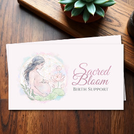 Doula -誕生コーチ – 人生の花 – lotus 名刺