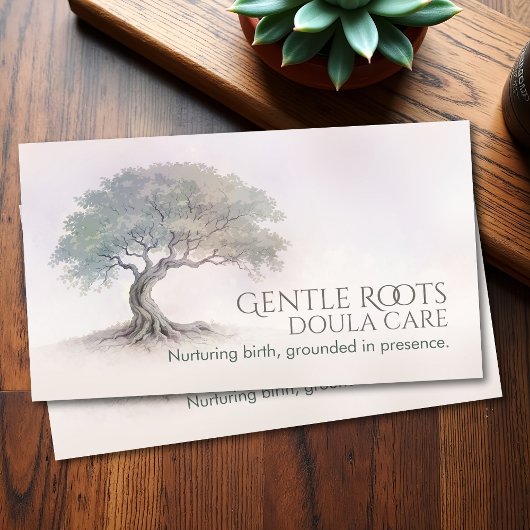 Doula -誕生コーチ – 助産師 – 根っこツリー 名刺