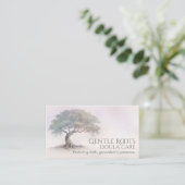 Doula -誕生コーチ – 助産師 – 根っこツリー 名刺 (スタンド正面)