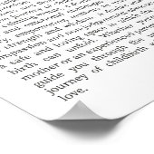 Doula Definition, Doula Gift, Doulaにプレゼント ポスター (角)