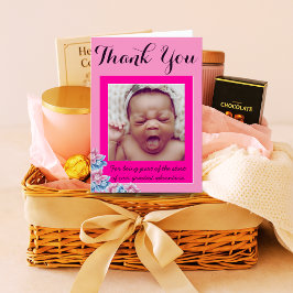 Doula Photo Card with Newborn | Personalized Birth サンキューカード