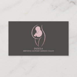 Doula Pregnancy Mom Midwife Birth Coach branding 名刺