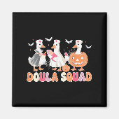 Doula Squad Goose Spooky Halloween Lactation Consu マグネット (正面)