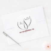 douleghosts1, mile-high-paranormal.com ラウンドシール (封筒)