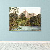 Doune Castle, Stirling, Scotland canvas print キャンバスプリント (インサイチュ (ウッドフロア))