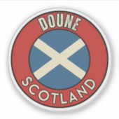 Doune, Scotland シール (正面)