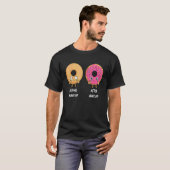 Dounut Before After Make up皮肉ドーナツFast Tシャツ (正面フル)