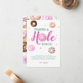 Dout 感謝してい a Hole Bunch写真誕生日ありがとうございました ノートカード (正面/裏面インサイチュ)