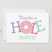 Dout 感謝してい a Hole Bunch Thank You Note Card サンキューカード (正面)