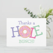 Dout 感謝してい a Hole Bunch Thank You Note Card サンキューカード (スタンド正面)