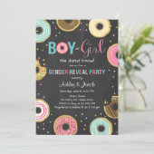 Dout Gender Reveal招待状少年または少女He She 招待状 (スタンド正面)
