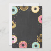 Dout Gender Reveal招待状少年または少女He She 招待状 (裏面)