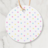 Dout Gender Reveal BoyまたはGirlパーティー フェイバータグ (裏面)