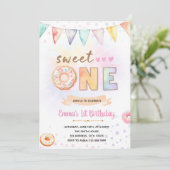 Dout ONEの誕生日の招待 招待状 (スタンド正面)